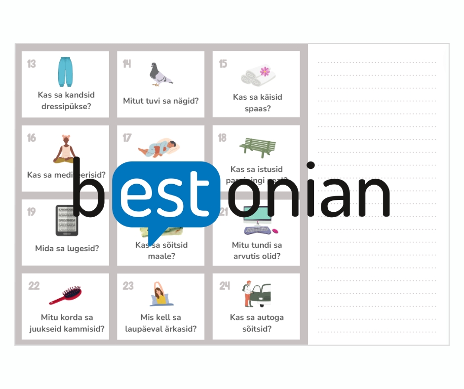 Lihtmineviku vestluskaardid. Mida sa nädalavahetusel tegid? - Image 3