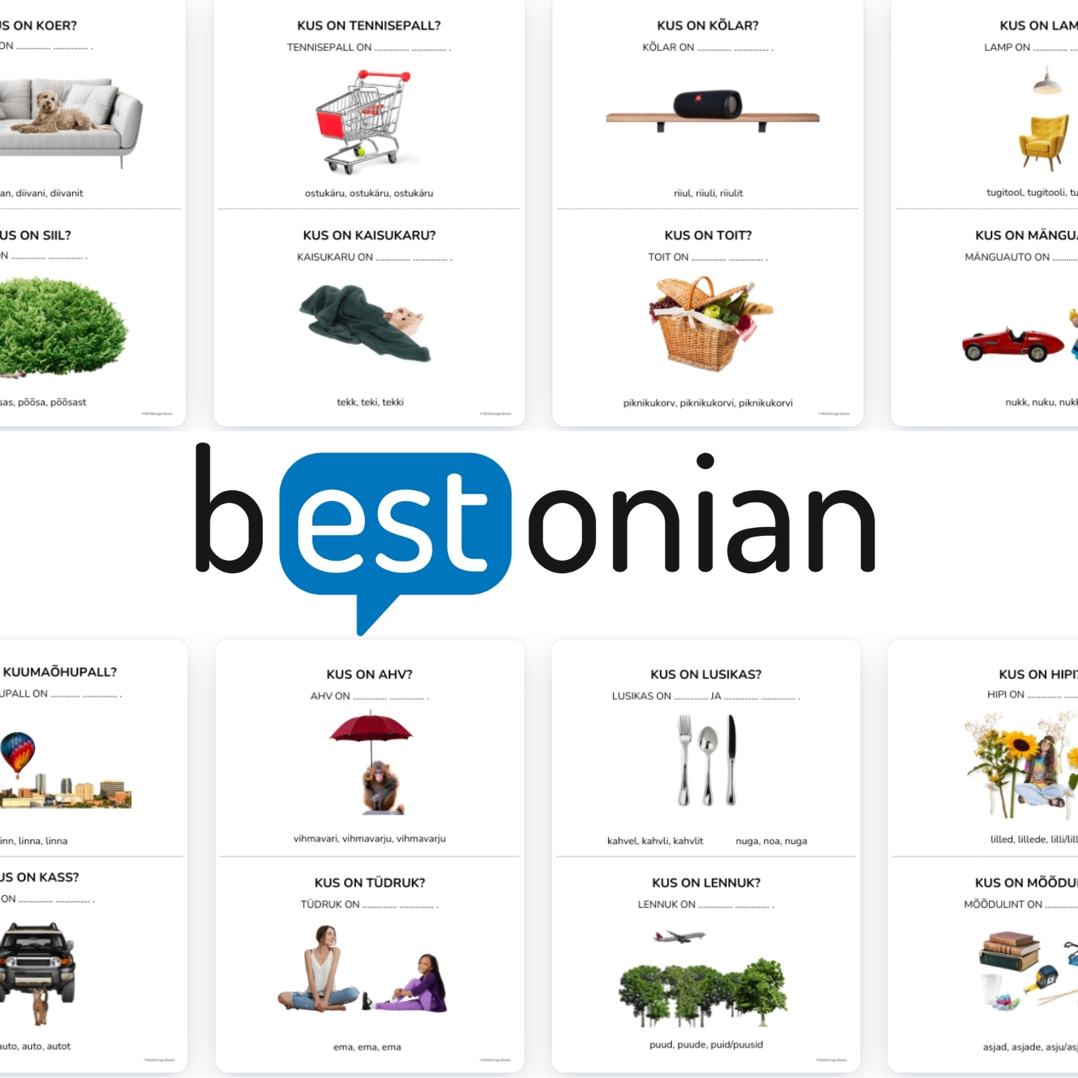 Tagasõnad (peal, all, ees, taga, sees, kõrval, kohal, vahel) - Image 2